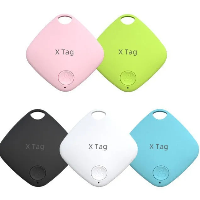 Bluetooth GPS positioner and anti-lost alarm device for keys, wallets and pets in five colour options