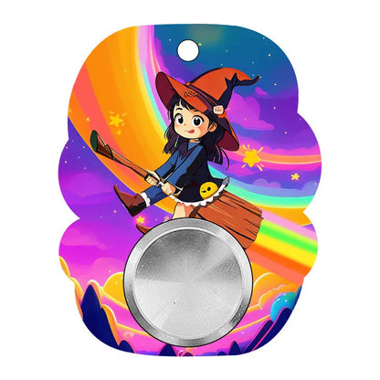 Original Puzzle Gyro Fidget Spinner Keychain for stress relief and focus improvement