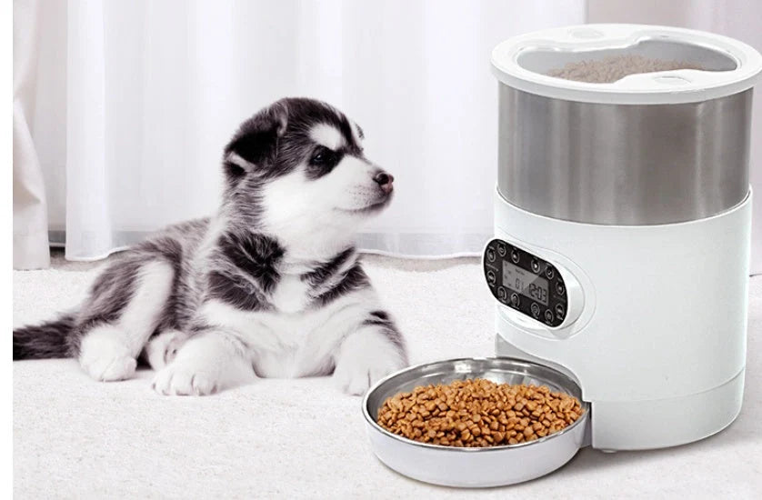 Smart APP Pet Feeder with stainless steel bowl for cats and dogs