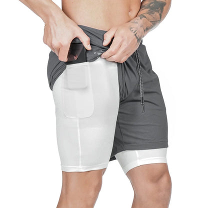Pocket compression shorts in various colours and sizes for workouts and outdoor activities