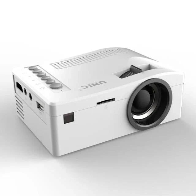 Portable LED Projector with LCD display and coated lens for sharp images