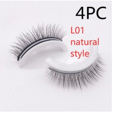 Captivating 3D layered mink-like false eyelashes for bold, voluminous eye makeup looks