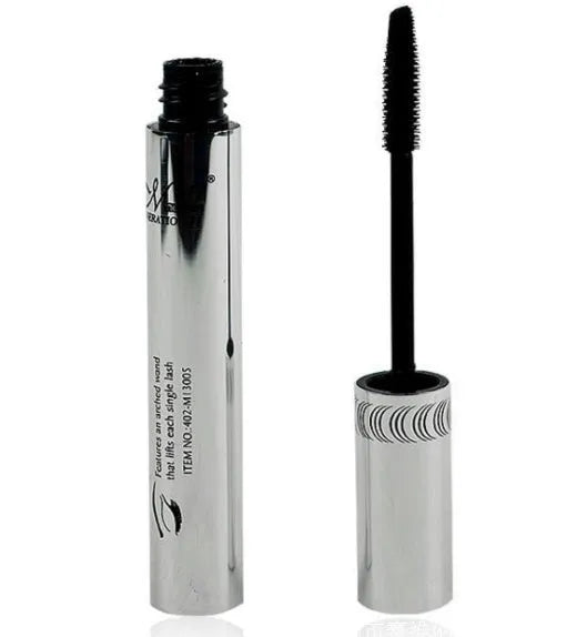 Long Curling Eyelash Extension Black Fiber Mascara in 12ml tube for voluminous lashes