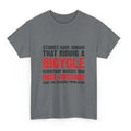 Grey women's cotton short sleeve t-shirt with printed pattern showing pullover style