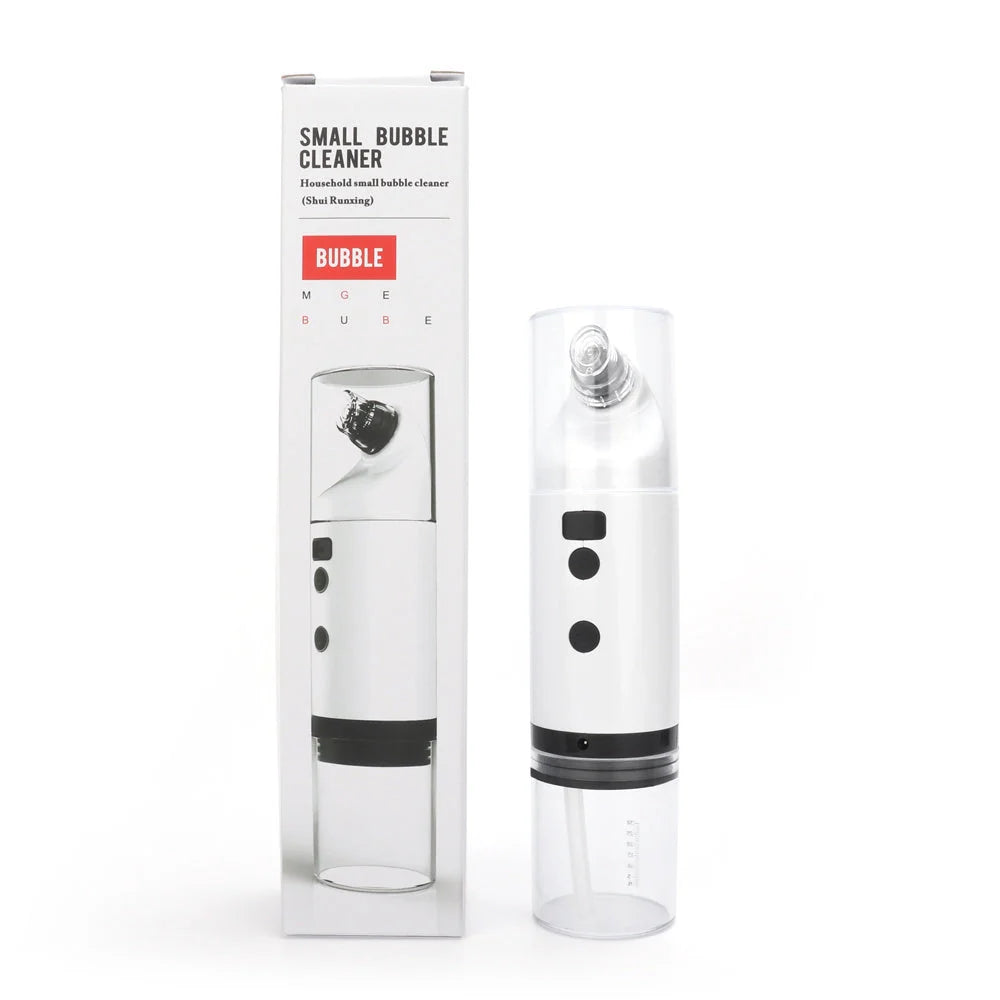 Electric Facial Cleaning Vacuum with multiple heads for deep skin cleansing and light therapy