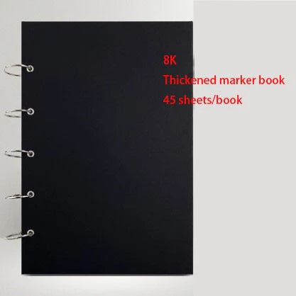 Sketchbook Freehand Sketchbook with open marker paper in various sizes and colours