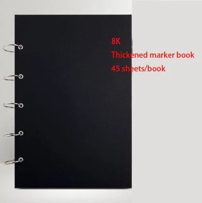 Sketchbook Freehand Sketchbook with open marker paper in various sizes and colours