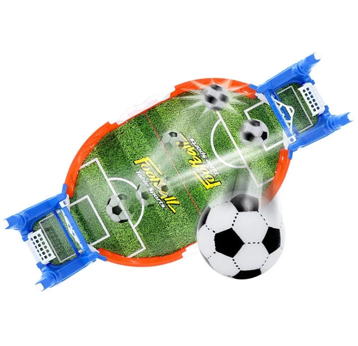 Mini football board game kit for kids, portable tabletop soccer set