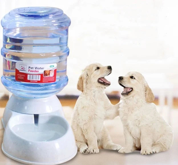 Automatic pet feeder and water dispenser for cats and dogs with large capacity