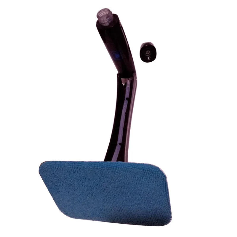 Car Window Brush with microfiber cleaning arm and built-in water sprayer