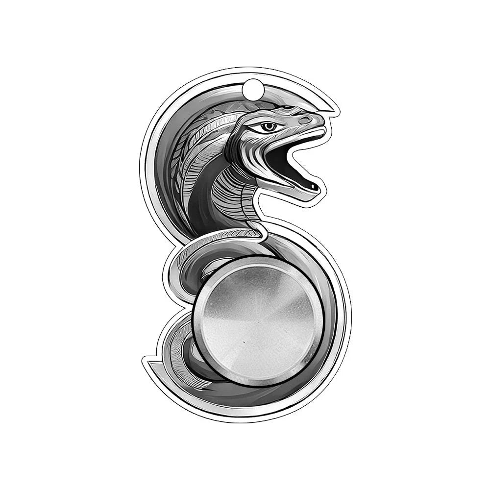 Original Puzzle Gyro Fidget Spinner Keychain for stress relief and focus improvement