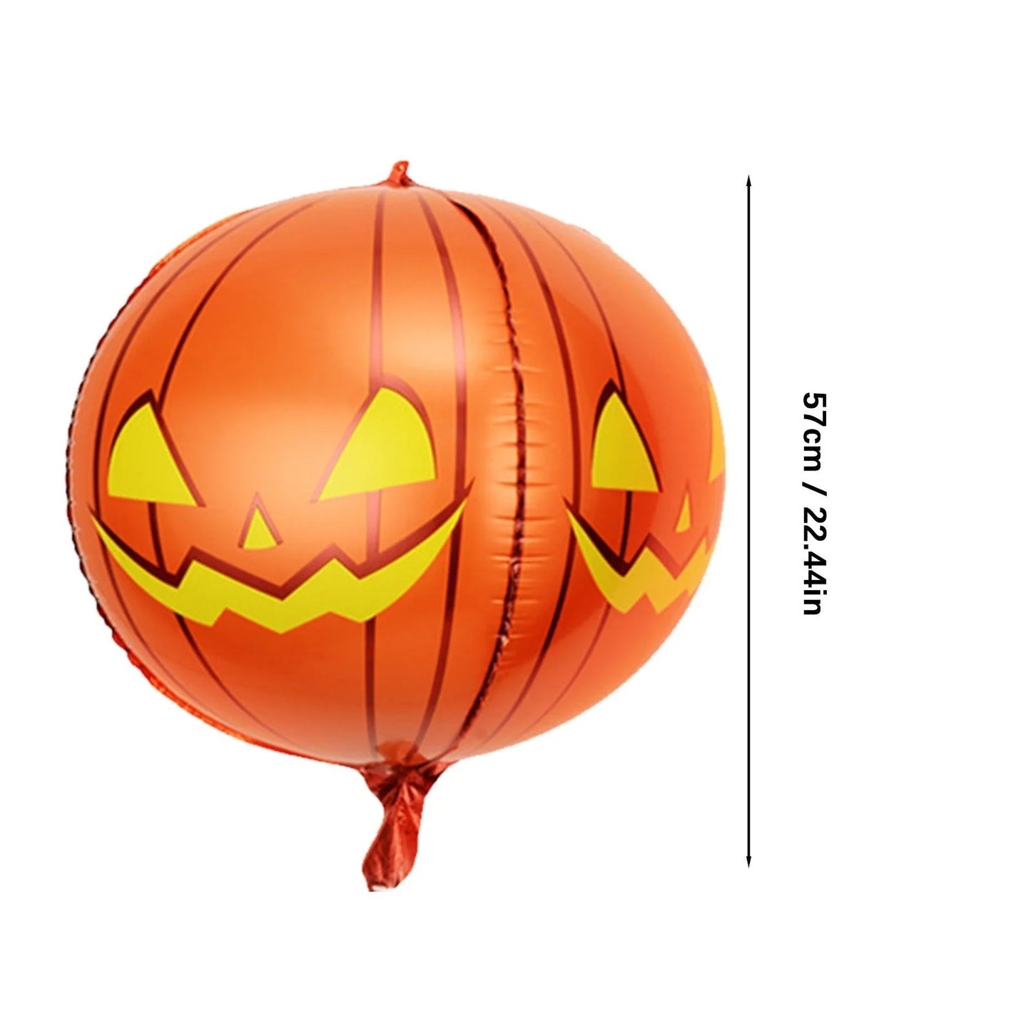 Halloween Eyeball Balloon with bloodshot design in green, blue, and red