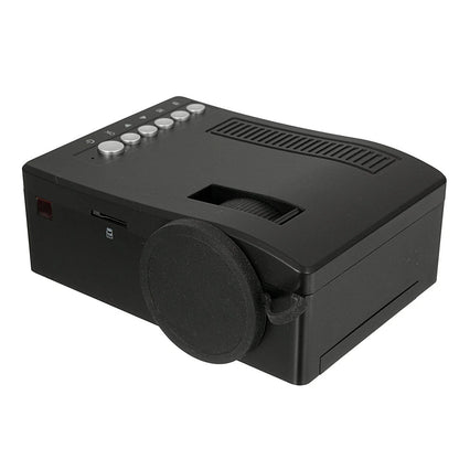 Portable LED Projector with LCD display and coated lens for sharp images