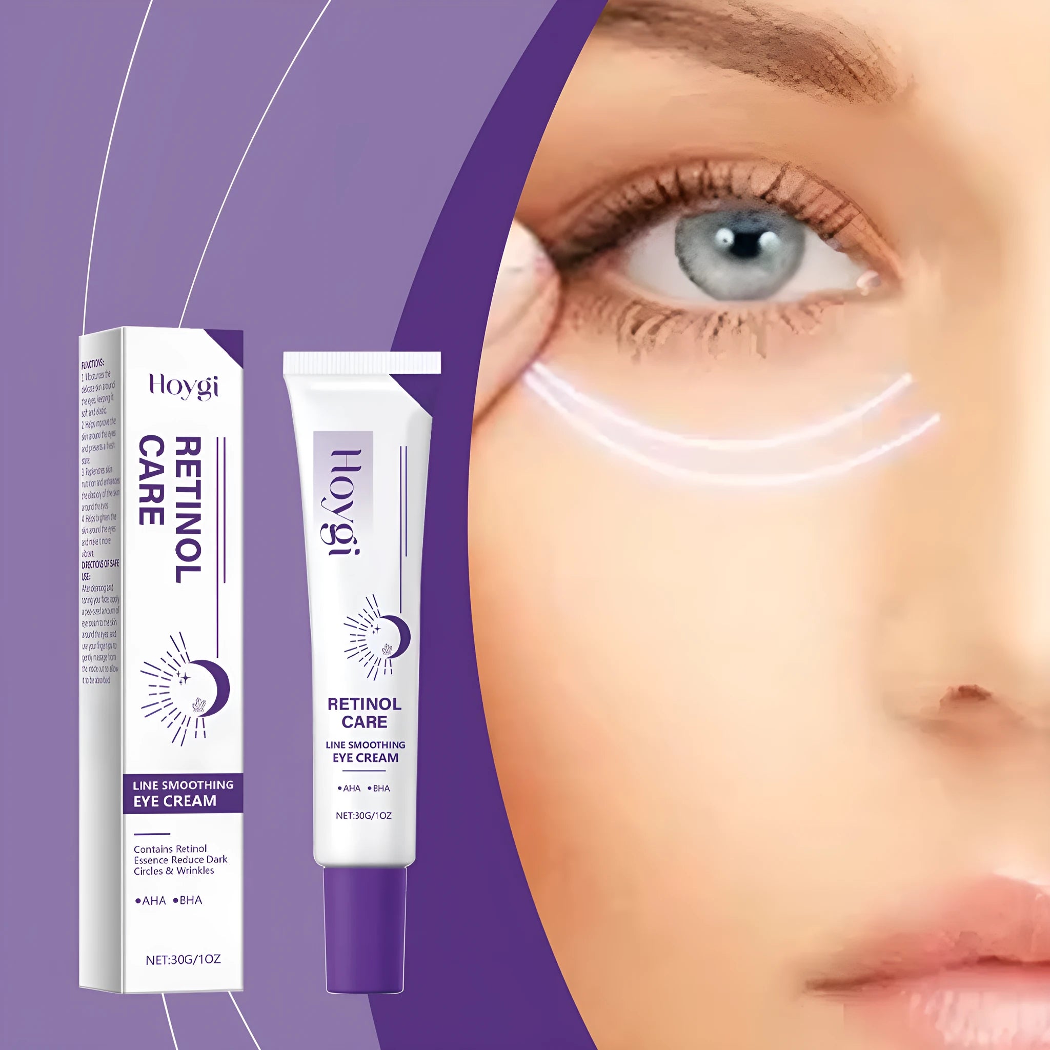 30g container of gentle eye cream moisturiser for nourishing skin around the eyes