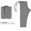 Brazilian Jiu-jitsu training clothing set in cotton blend fabric with top and trousers