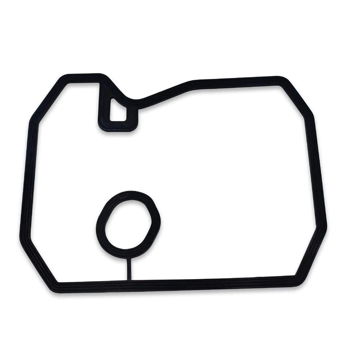 Black rubber cylinder head sealing ring for engine gasket replacement 1pc