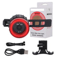 Black Boxed intelligent induction brake bicycle taillight with seat tube mount