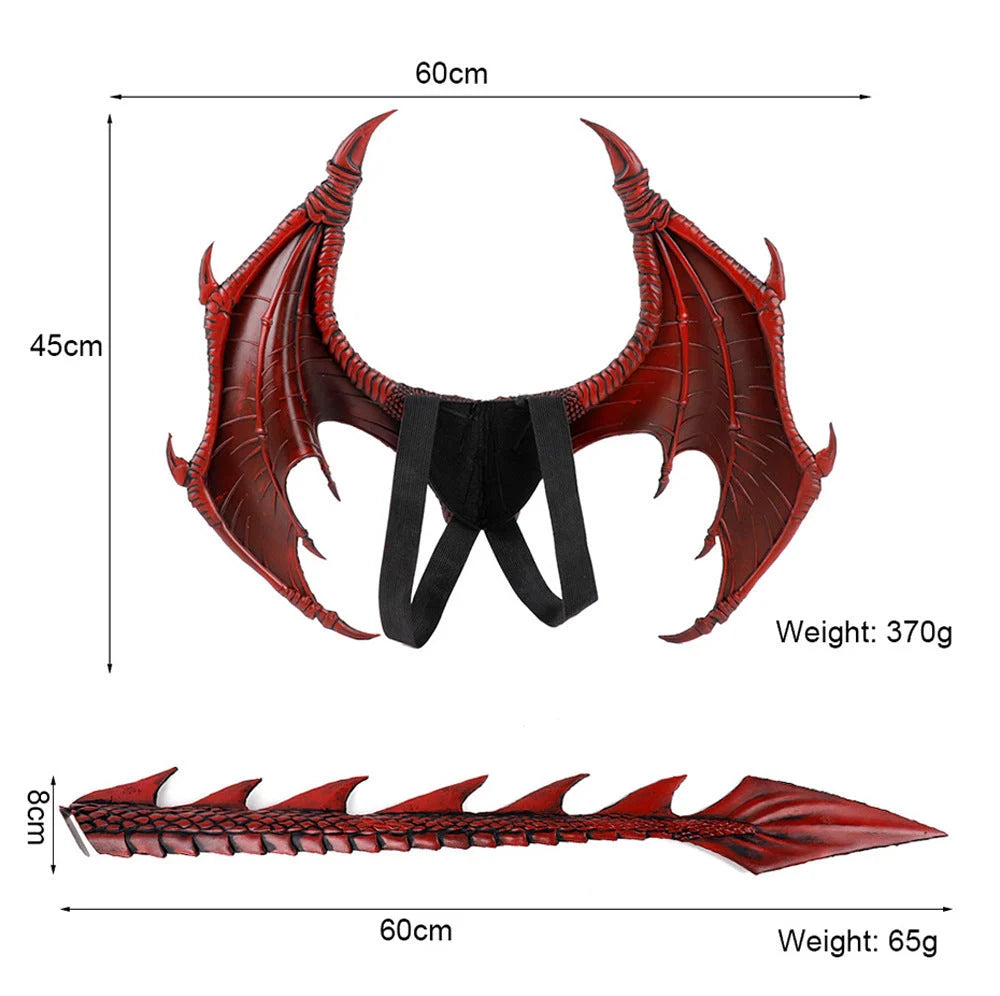 Halloween Dragon Wings Toy in assorted colours for costume parties
