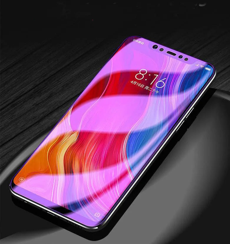 Wholesale pack of violet light full-screen tempered glass protectors for Vivo smartphones
