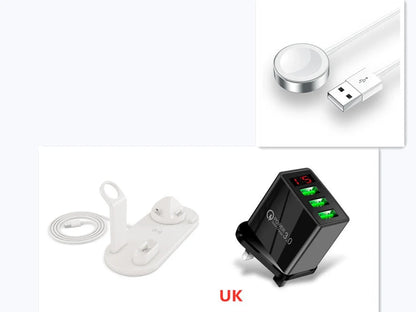 360-degree rotatable wireless charger stand for multiple devices