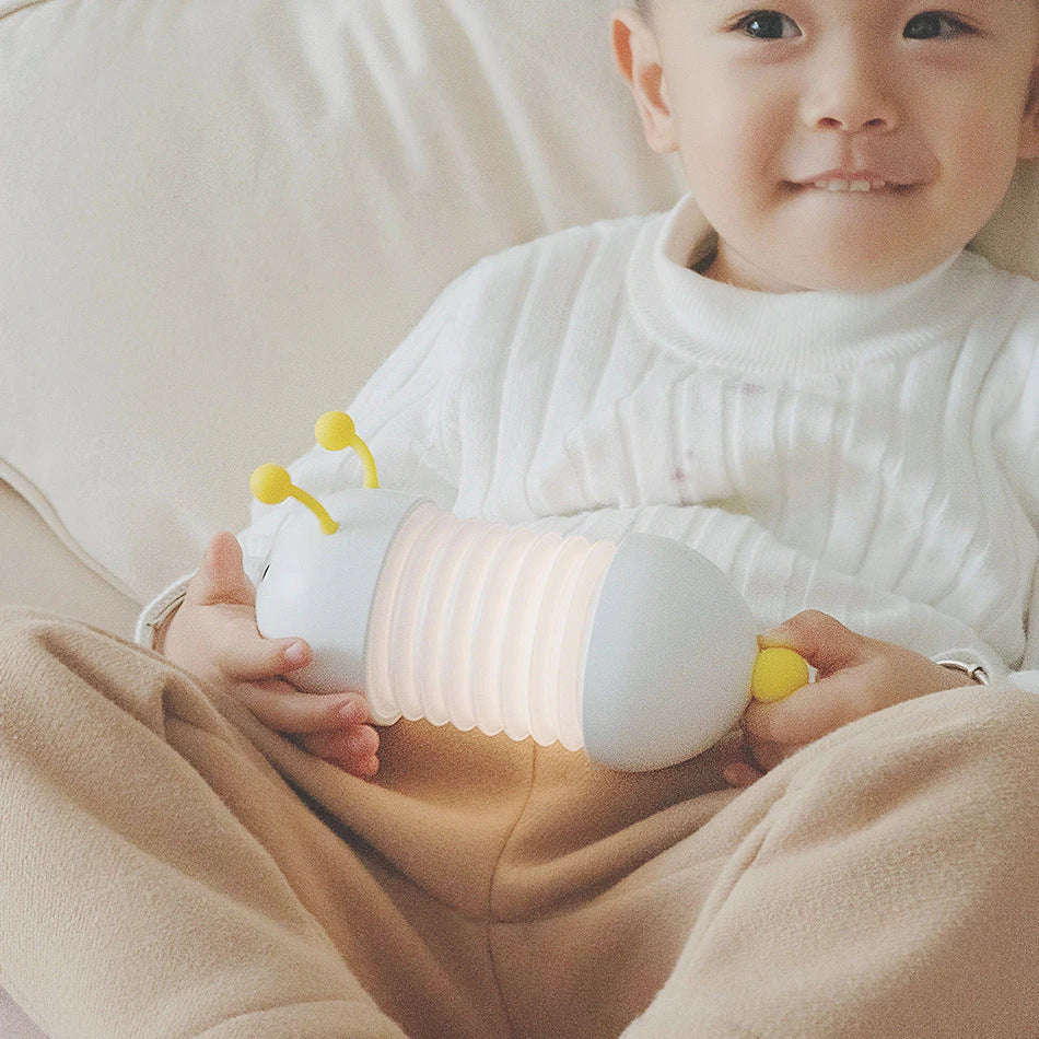 Creative Caterpillar Night Light with retractable design and magnetic base