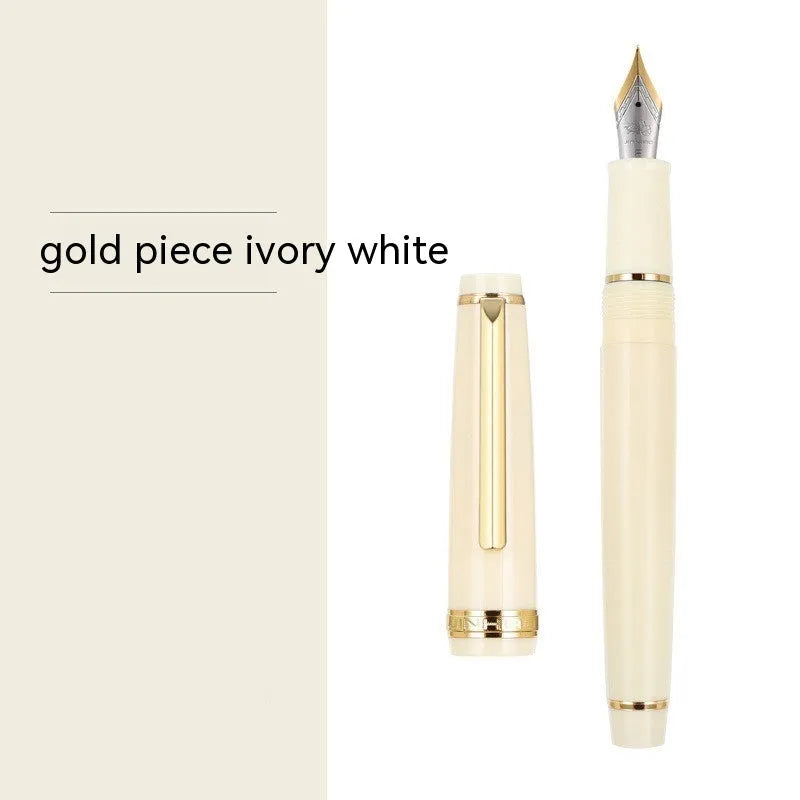 Resin business pen with stainless steel writing tip in various colour options with gold or silver clip