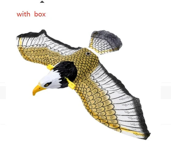 Interactive hanging eagle cat toy for active play and mental stimulation