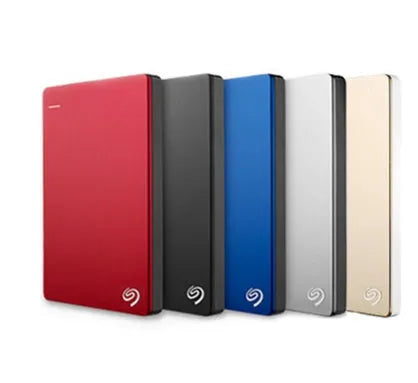 Seagate 2.5 inch portable external hard drive in black with USB 3.0 cable