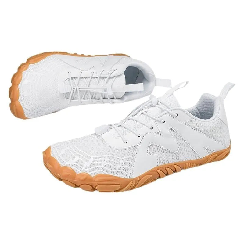 Couple sports climbing shoes with Flyknit lining and rubber sole in multiple colour options