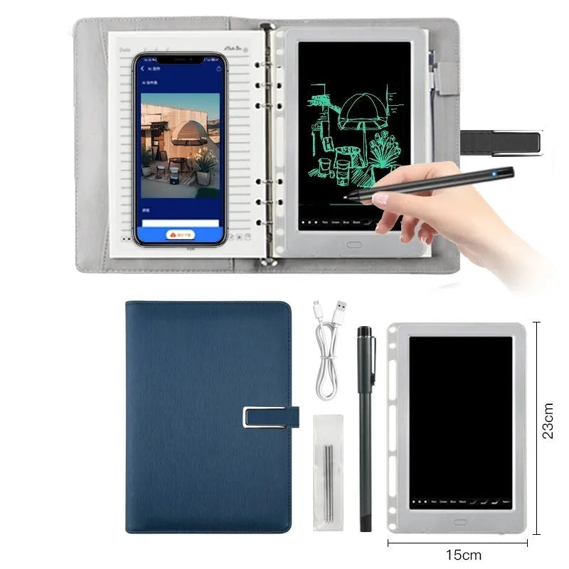 85-inch electronic writing pad with stitching appearance design and Bluetooth connectivity
