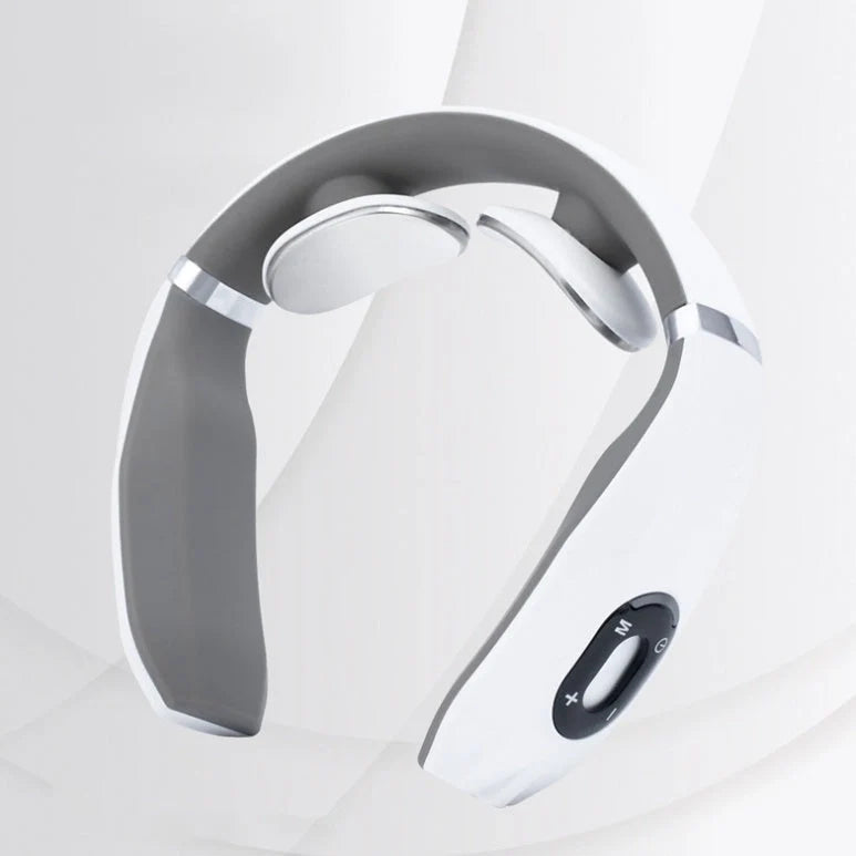 USB rechargeable cervical massage pillow with six TCM techniques for neck relief