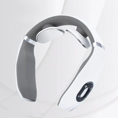 USB rechargeable cervical massage pillow with six TCM techniques for neck relief