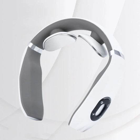 USB rechargeable cervical massage pillow with six TCM techniques for neck relief