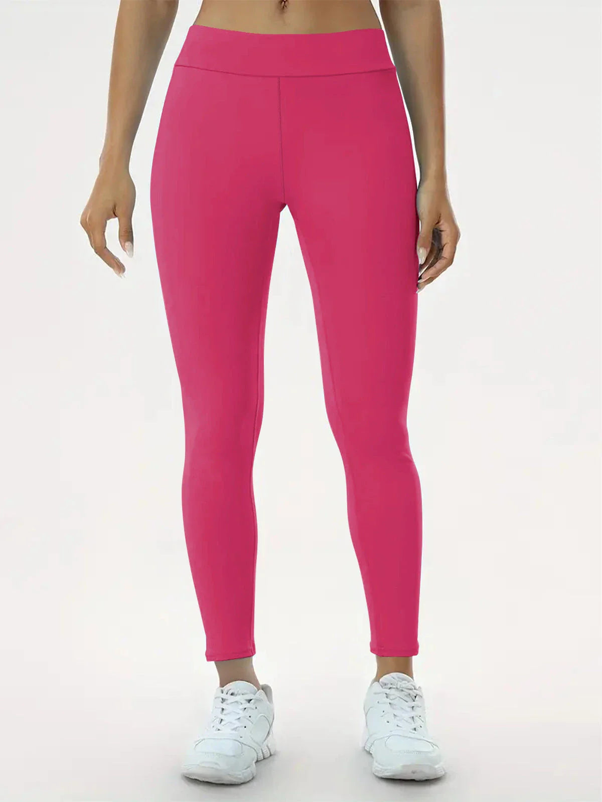 Women's high-waisted yoga pants in stylish colors and sizes for a flattering, comfortable fitness look.