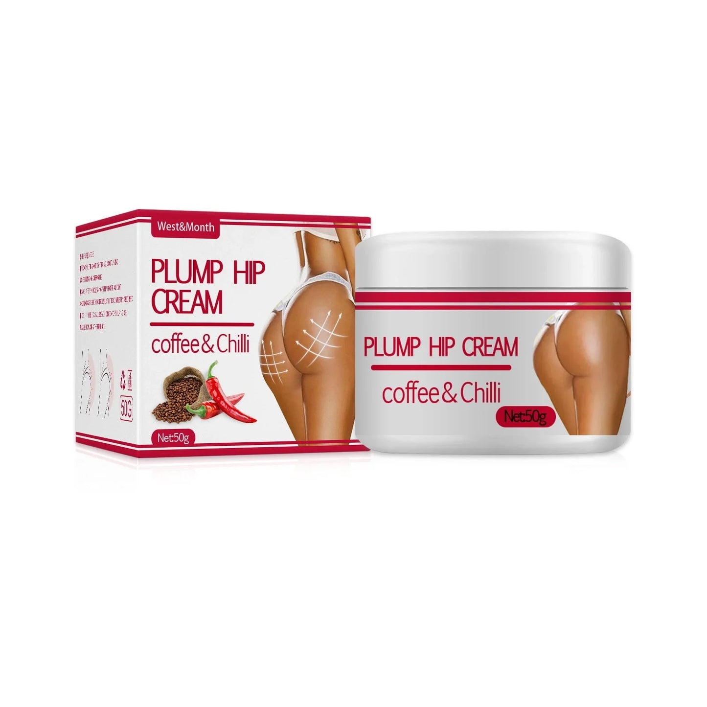 Plump buttock cream for lifting and tightening, 50g net content