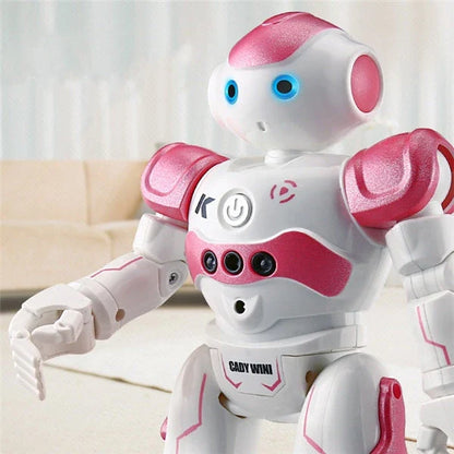 Smart Dancing Robot Toy with Remote Control, Gesture-Controlled Movement, Singing Capability, and Synchronized LED Lights