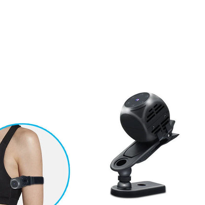 Mini HD camcorder with night vision and 1080P recording capability