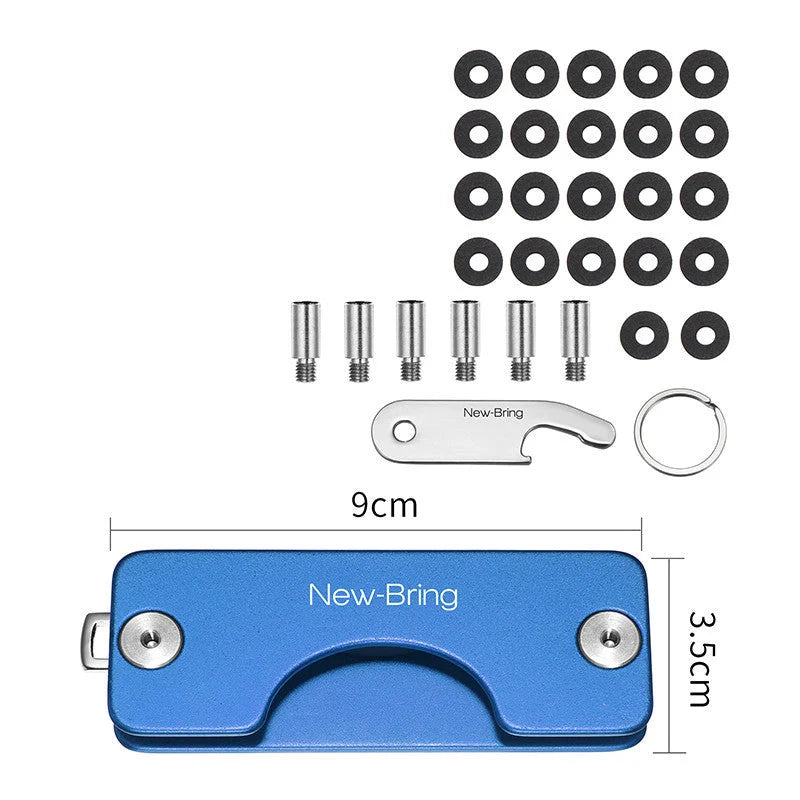 Metal Multifunctional Keychain Organizer in various colours