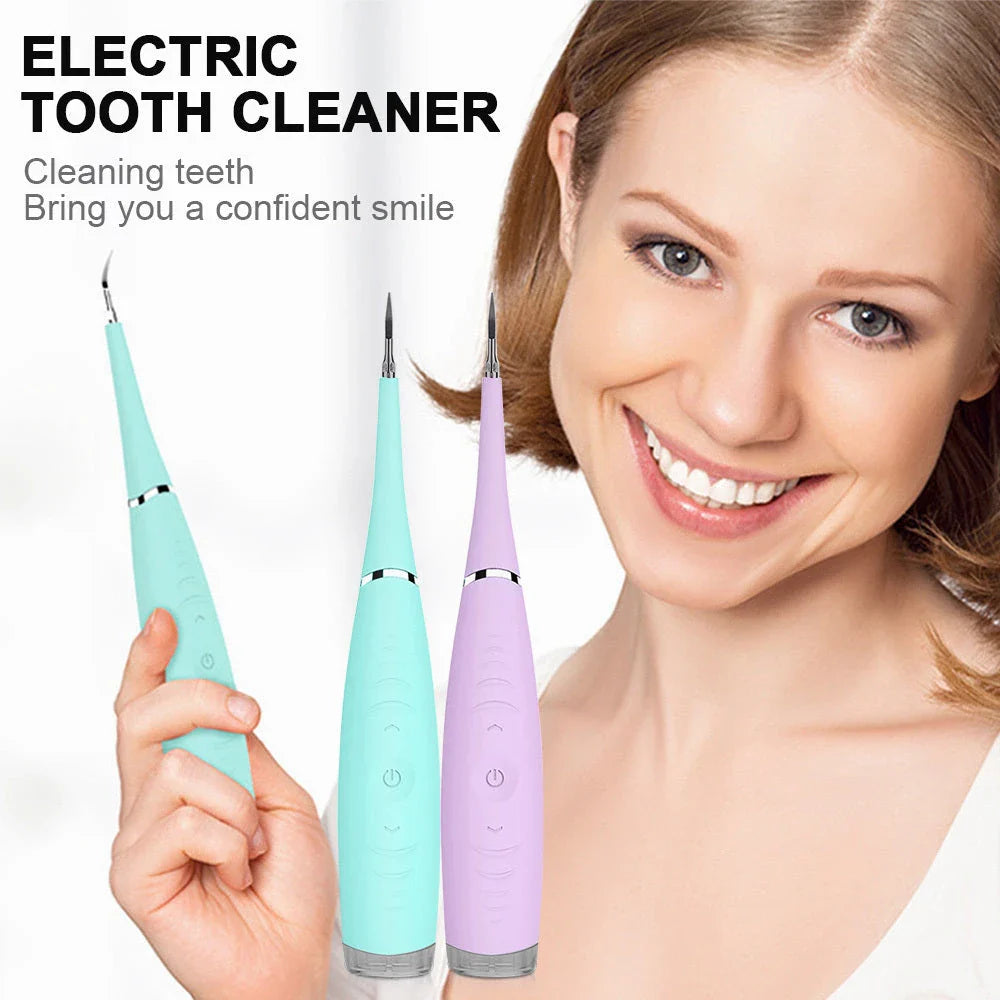 Powerful electric toothbrush cleaning tool with high-frequency vibration, IPX6 waterproof design, and ergonomic grip for effortless plaque, tartar, and stain removal