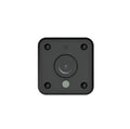 HD night vision surveillance camera black ABS body with WiFi for indoor use