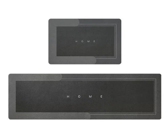 Soft cushion bathroom sliding door floor mat in various colours and sizes