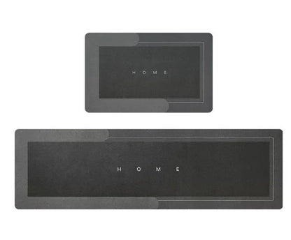 Soft cushion bathroom sliding door floor mat in various colours and sizes