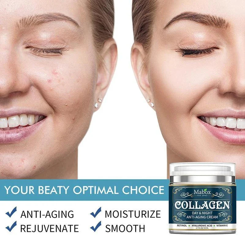 Nourishing Collagen Facial Moisturizer - Anti-Aging Skin Care with Firming and Tightening Benefits