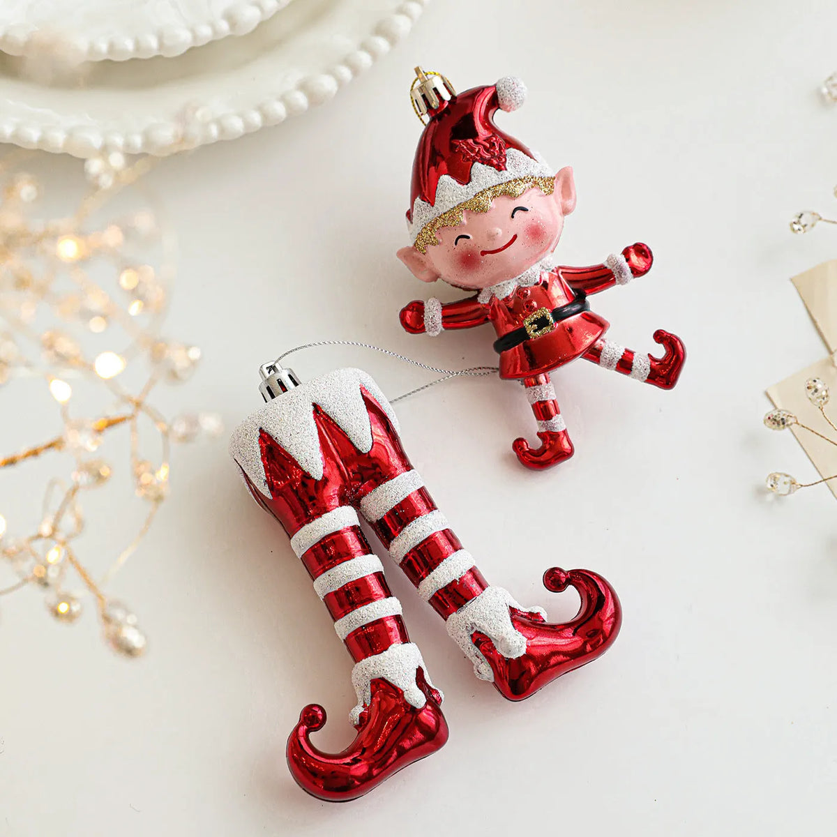 Plastic cartoon pendant in Snowman style for bag or keychain decoration