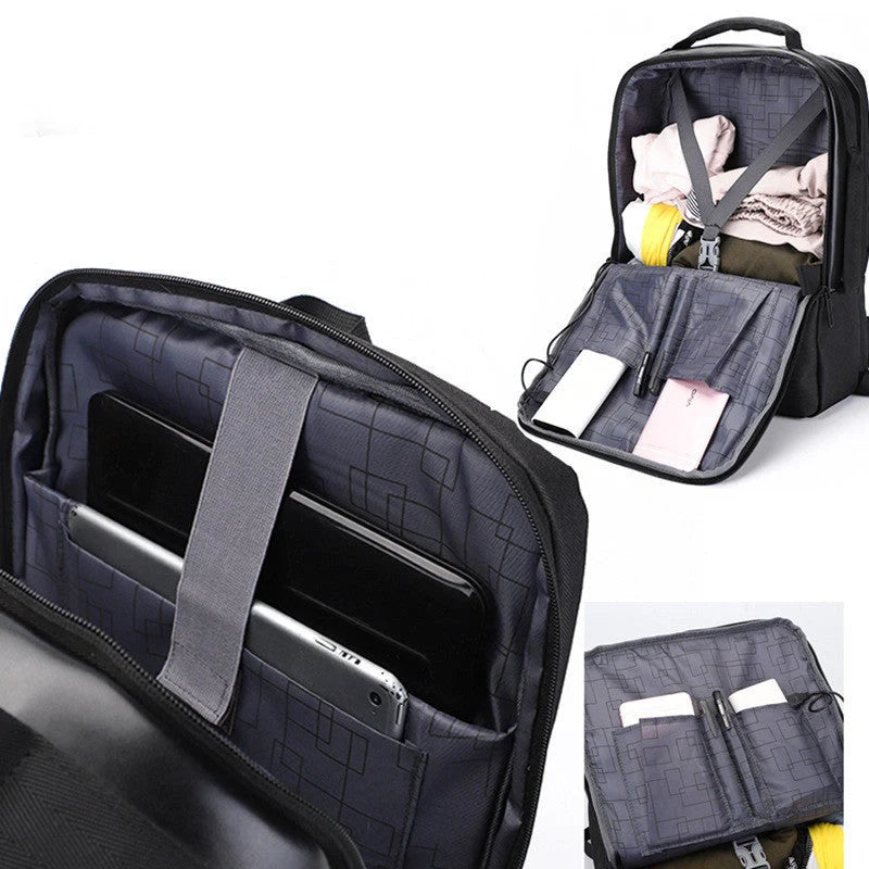 Multi-functional leisure computer bag with large capacity and built-in charging