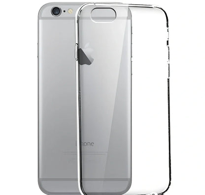 Clear thin TPU case for iPhone 6 6s Plus, 0.8mm protection with precise fit for ports and buttons