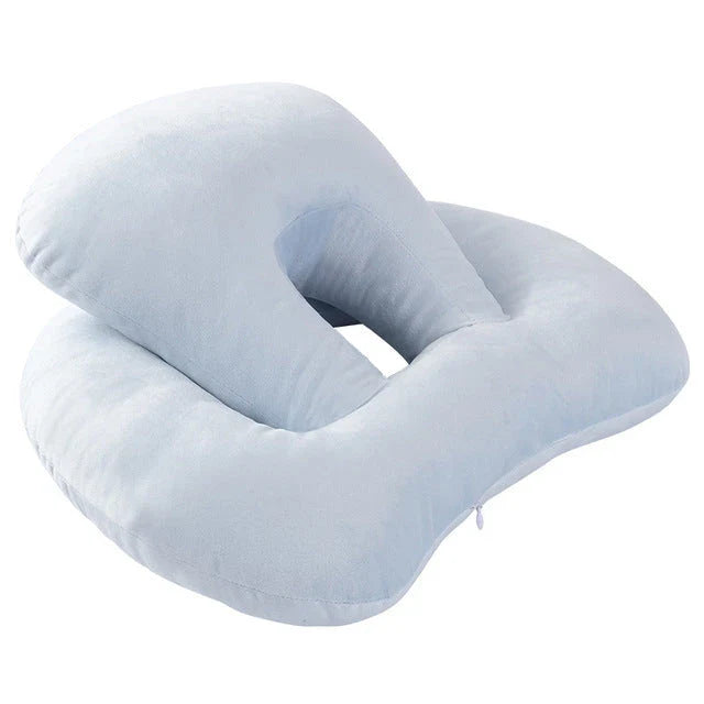 Plush U-shaped travel neck pillow in various colors for ultimate comfort and support