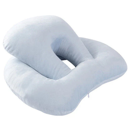 Plush U-shaped travel neck pillow in various colors for ultimate comfort and support
