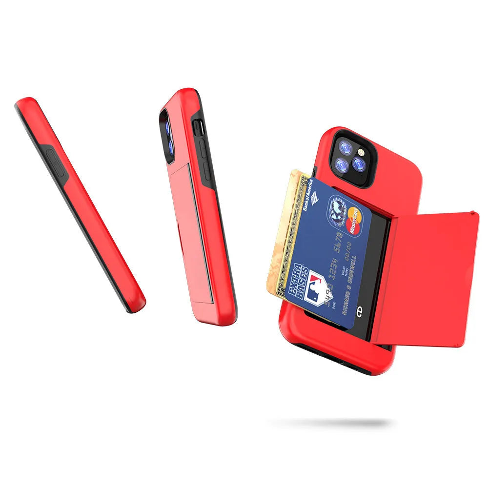 iPhone 11 protective case in solid colour with TPU and PC dual-material construction