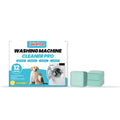 Box of 12 washing machine cleaning sheets for odour and limescale removal